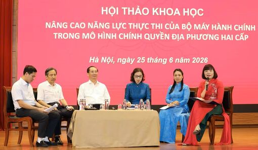 Nâng cao năng lực thực thi của bộ máy hành chính trong mô hình chính quyền địa phương hai cấp