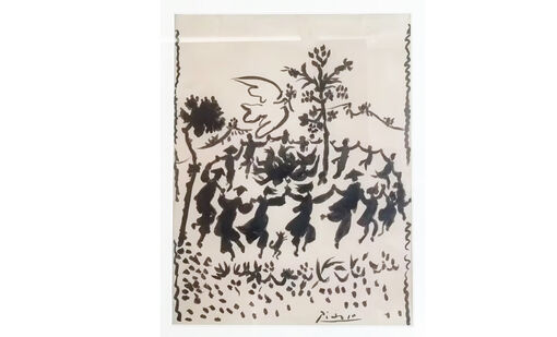 Trưng bày bức họa của Picasso mừng hòa bình lập lại ở Việt Nam