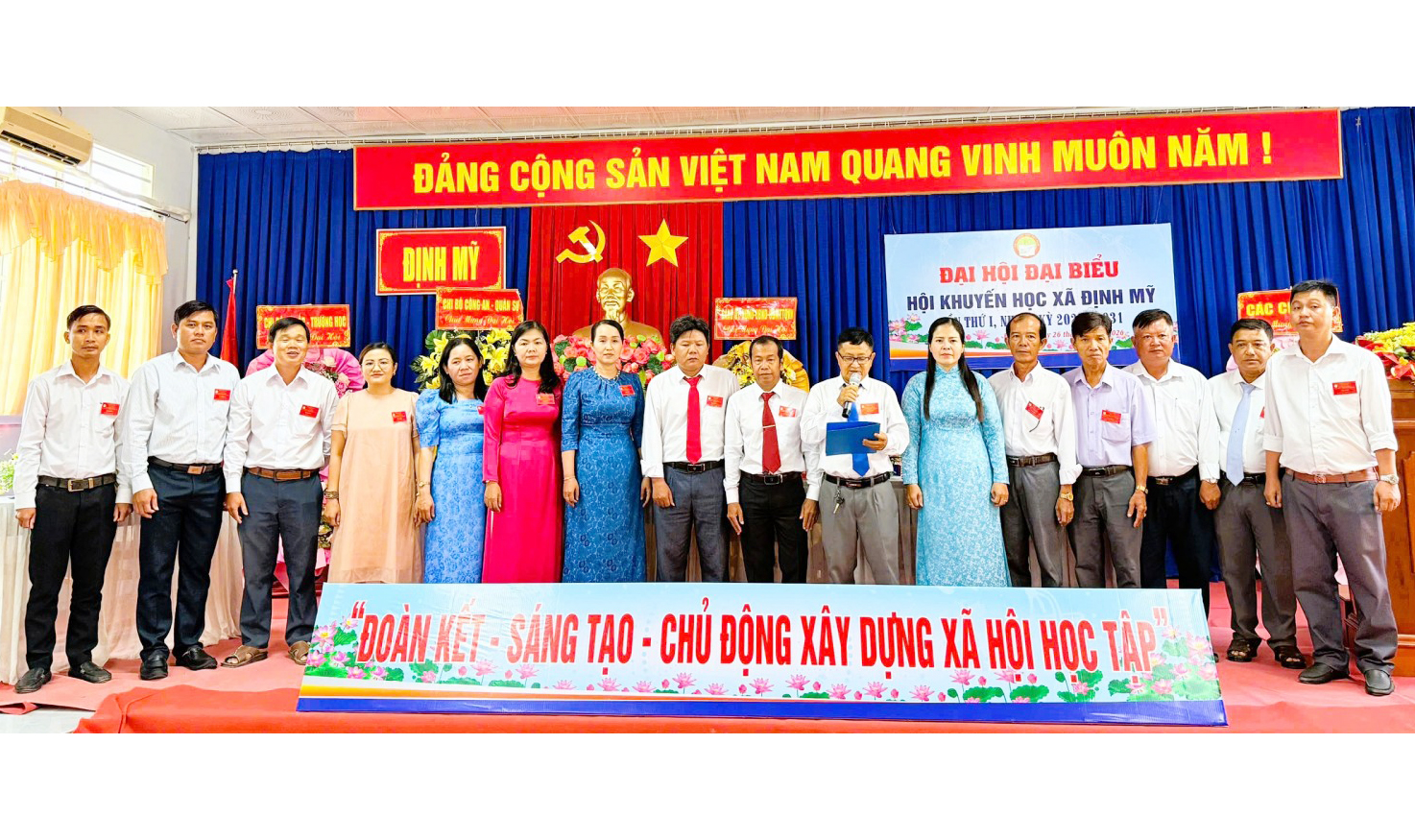 Hội Khuyến học xã Định Mỹ đặt mục tiêu xây dựng quỹ đạt 2 tỷ đồng