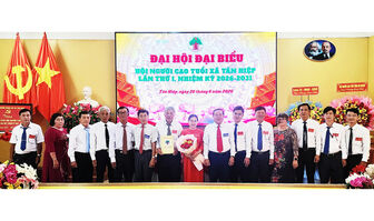 Xã Tân Hiệp tổ chức Đại hội đại biểu Hội Người cao tuổi nhiệm kỳ 2026 - 2031