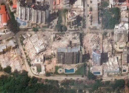 Hình ảnh từ vệ tinh trận động đất kép kinh hoàng ở Venezuela