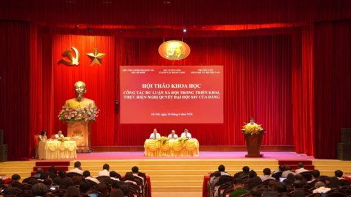 Nâng cao năng lực nắm bắt và định hướng dư luận xã hội