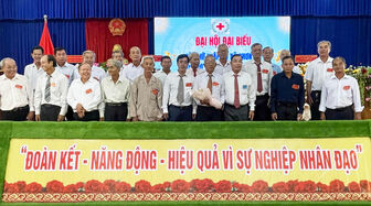 Ông Võ Văn Hồng giữ chức Chủ tịch Hội Chữ thập đỏ xã Nhơn Mỹ
