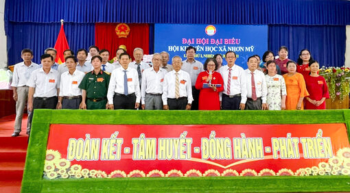 Bà Đặng Thị Láng giữ chức Chủ tịch Hội Khuyến học xã Nhơn Mỹ nhiệm kỳ 2026 - 2031