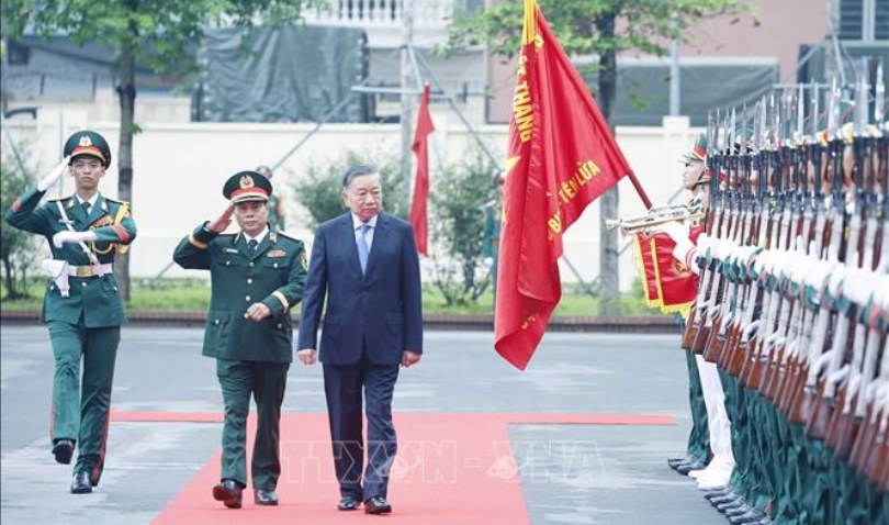 Tổng Bí thư, Chủ tịch nước Tô Lâm dự Lễ kỷ niệm 80 năm Bộ đội Pháo binh - Tên lửa