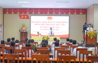 Xã Vĩnh Phong sắp xếp, tổ chức lại còn 10 ấp