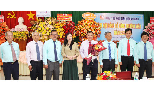 Công ty Cổ phần Điện nước An Giang đặt mục tiêu tổng doanh thu gần 3.000 tỷ đồng năm 2026