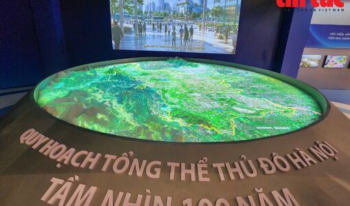 Hình ảnh đồ án Quy hoạch tổng thể Thủ đô lần đầu được công bố