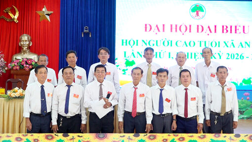 Ông Trần Văn Rồng giữ chức Chủ tịch Hội Người cao tuổi xã An Phú nhiệm kỳ 2026 - 2031