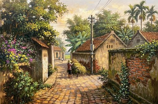Thân thương lối ngõ quê nhà