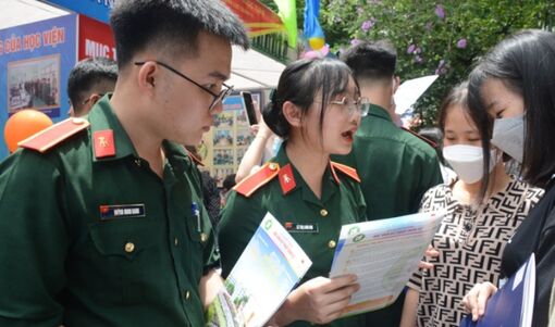 72 thí sinh được tuyển thẳng vào 5 học viện, trường quân đội