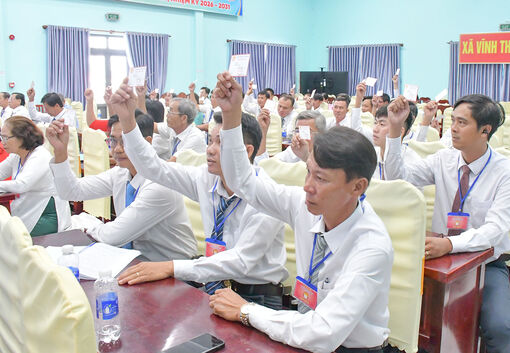 Đại hội đại biểu Hội khuyến học xã Vĩnh Thuận lần thứ I