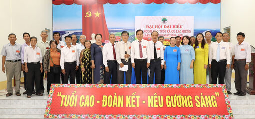 Đại hội đại biểu Hội Người cao tuổi xã Cù Lao Giêng lần thứ I