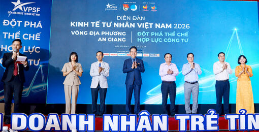 Diễn đàn kinh tế tư nhân Việt Nam 2026 vòng địa phương diễn ra tại tỉnh An Giang