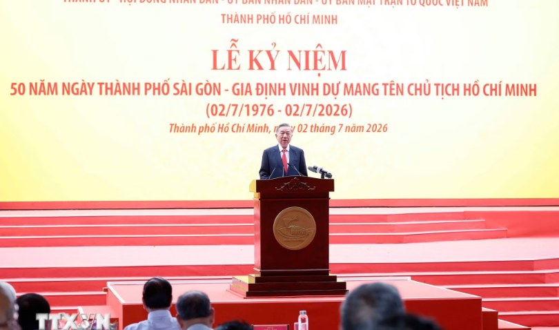 Phát biểu của Tổng Bí thư, Chủ tịch nước Tô Lâm tại lễ kỷ niệm 50 năm Ngày thành phố Sài Gòn-Gia Định vinh dự mang tên Chủ tịch Hồ Chí Minh