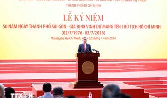 Phát biểu của Tổng Bí thư, Chủ tịch nước Tô Lâm tại lễ kỷ niệm 50 năm Ngày thành phố Sài Gòn-Gia Định vinh dự mang tên Chủ tịch Hồ Chí Minh