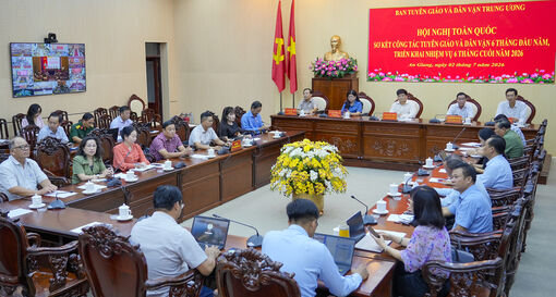 Ban Tuyên giáo và Dân vận Trung ương sơ kết công tác tuyên giáo và dân vận 6 tháng đầu năm 2026