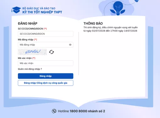 Chi tiết quy trình 6 bước đăng ký nguyện vọng xét tuyển đại học 2026