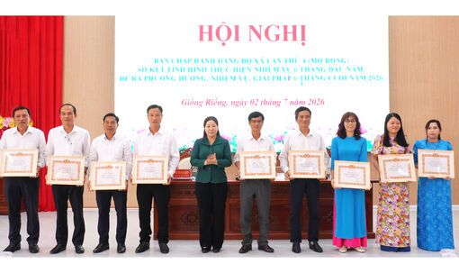 Tốc độ tăng trưởng kinh tế xã Giồng Riềng đạt 11,19% trong 6 tháng đầu năm