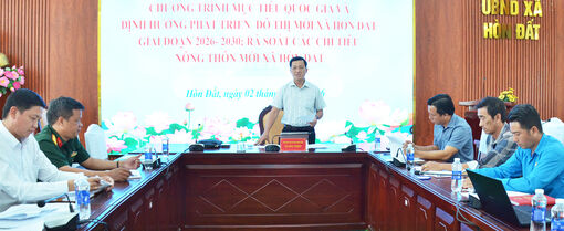 Xã Hòn Đất phấn đấu đạt chuẩn nông thôn mới năm 2027