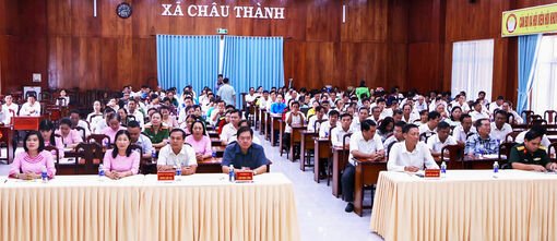 Xã Châu Thành giảm từ 23 ấp, khu phố xuống còn 11 ấp