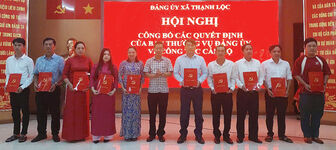 Xã Thạnh Lộc giảm từ 24 còn 20 ấp