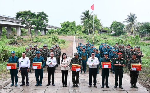 Bế mạc Diễn tập tác chiến xã Tân Hiệp trong khu vực phòng thủ năm 2026