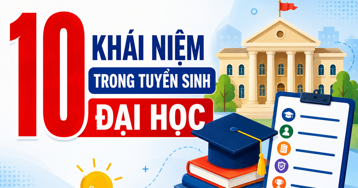 10 khái niệm thí sinh cần hiểu trước khi đăng ký xét tuyển đại học