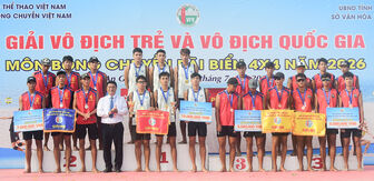 Khai mạc Giải vô địch trẻ và vô địch quốc gia bóng chuyền bãi biển 4 x 4 năm 2026