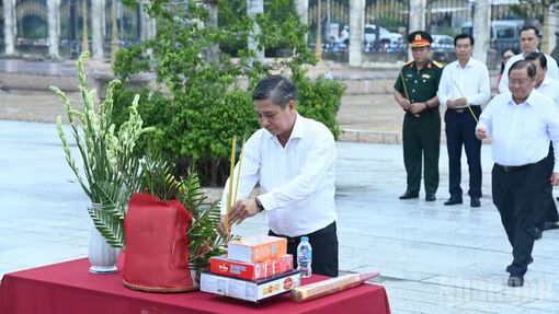 Cần Thơ lấy 1.324 mẫu hài cốt liệt sĩ chưa có thông tin tại Nghĩa trang Liệt sĩ Ô Môn