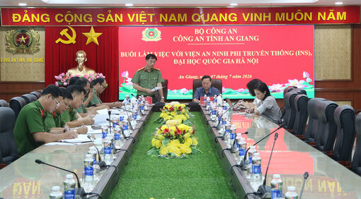 Công an tỉnh An Giang phối hợp nghiên cứu đề tài khoa học về an ninh môi trường biển
