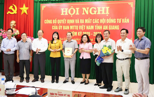 Thành lập 3 hội đồng tư vấn của Ủy ban MTTQ Việt Nam tỉnh An Giang