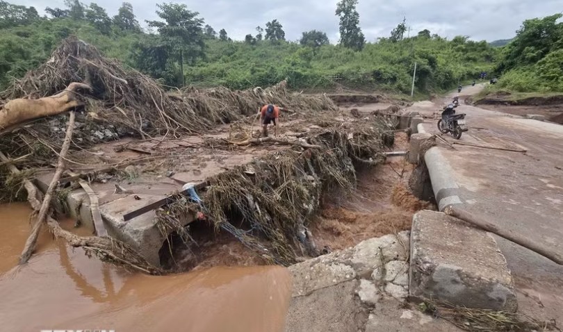 Lai Châu: Mưa lũ gây thiệt hại lớn về giao thông và tài sản của người dân