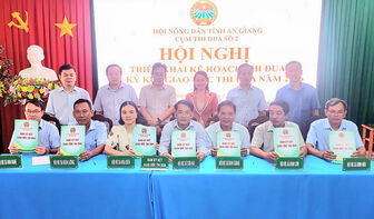 Cụm Thi đua số 2 Hội Nông dân tỉnh An Giang ký kết giao ước thi đua năm 2026