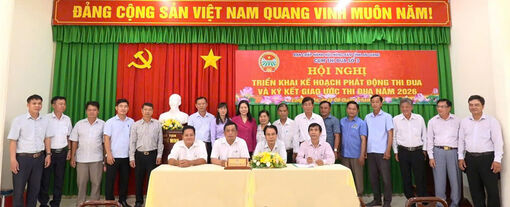 Cụm Thi đua số 3 Hội Nông dân tỉnh An Giang ký kết giao ước thi đua năm 2026