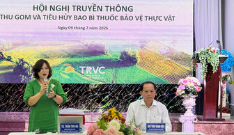 Truyền thông về thu gom và tiêu hủy bao bì thuốc bảo vệ thực vật