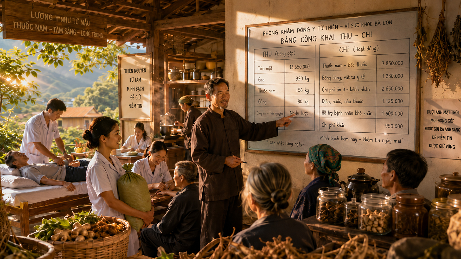 Dưới ánh mặt trời