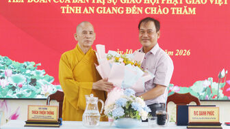 Ban Trị sự Giáo hội Phật giáo Việt Nam tỉnh An Giang báo cáo kết quả Đại hội nhiệm kỳ 2026 - 2031