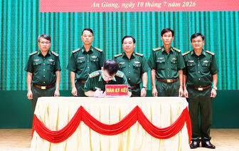 Bộ đội Biên phòng tỉnh An Giang phát động phong trào thi đua thực hiện thắng lợi nhiệm vụ quân sự, quốc phòng, biên phòng
