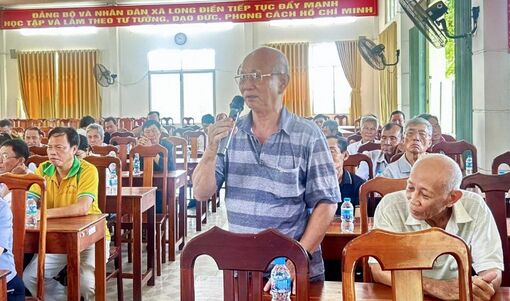 Long Điền đối thoại với dân, tập trung giải quyết kiến nghị từ cơ sở