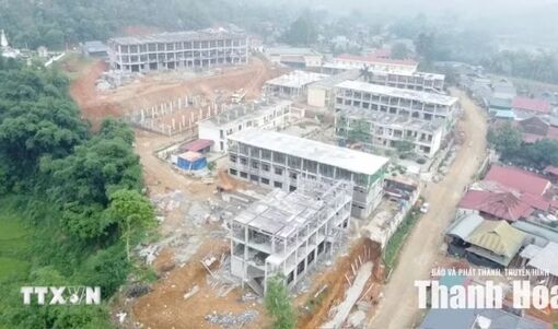Tổ chức công khoa học đưa công trình trường nội trú liên cấp về đích đúng tiến độ