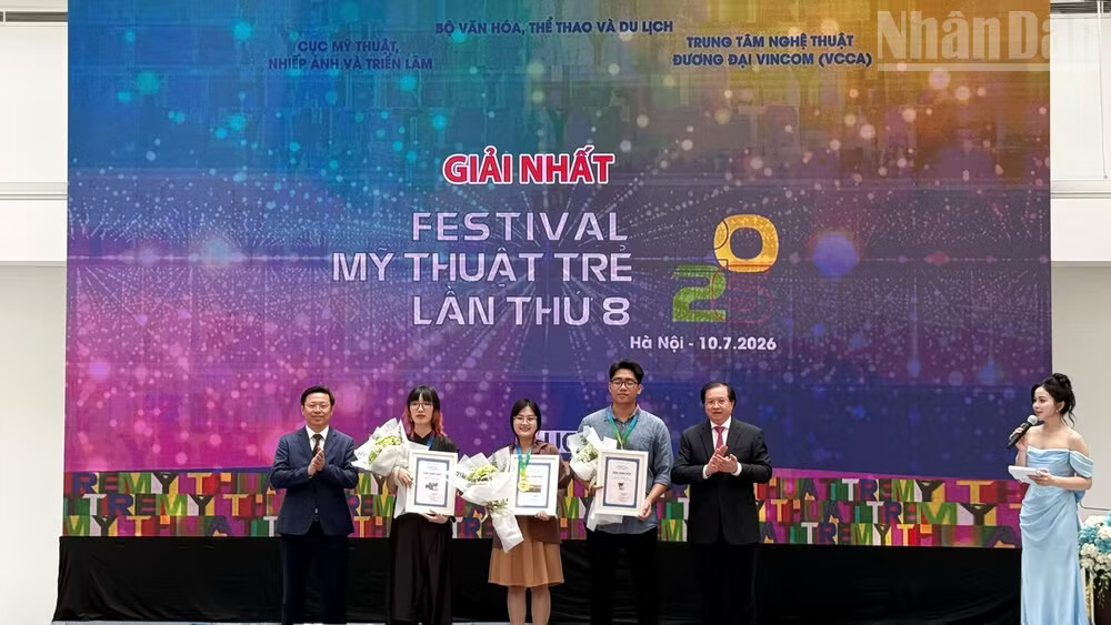 Trao giải thưởng và triển lãm Festival Mỹ thuật trẻ lần thứ 8-năm 2026