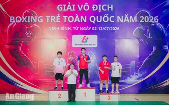 An Giang đoạt 11 huy chương Giải vô địch Boxing trẻ toàn quốc