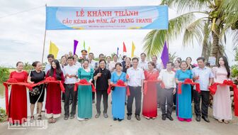 Khánh thành cầu kênh Bà Đầm tại xã Hòa Hưng