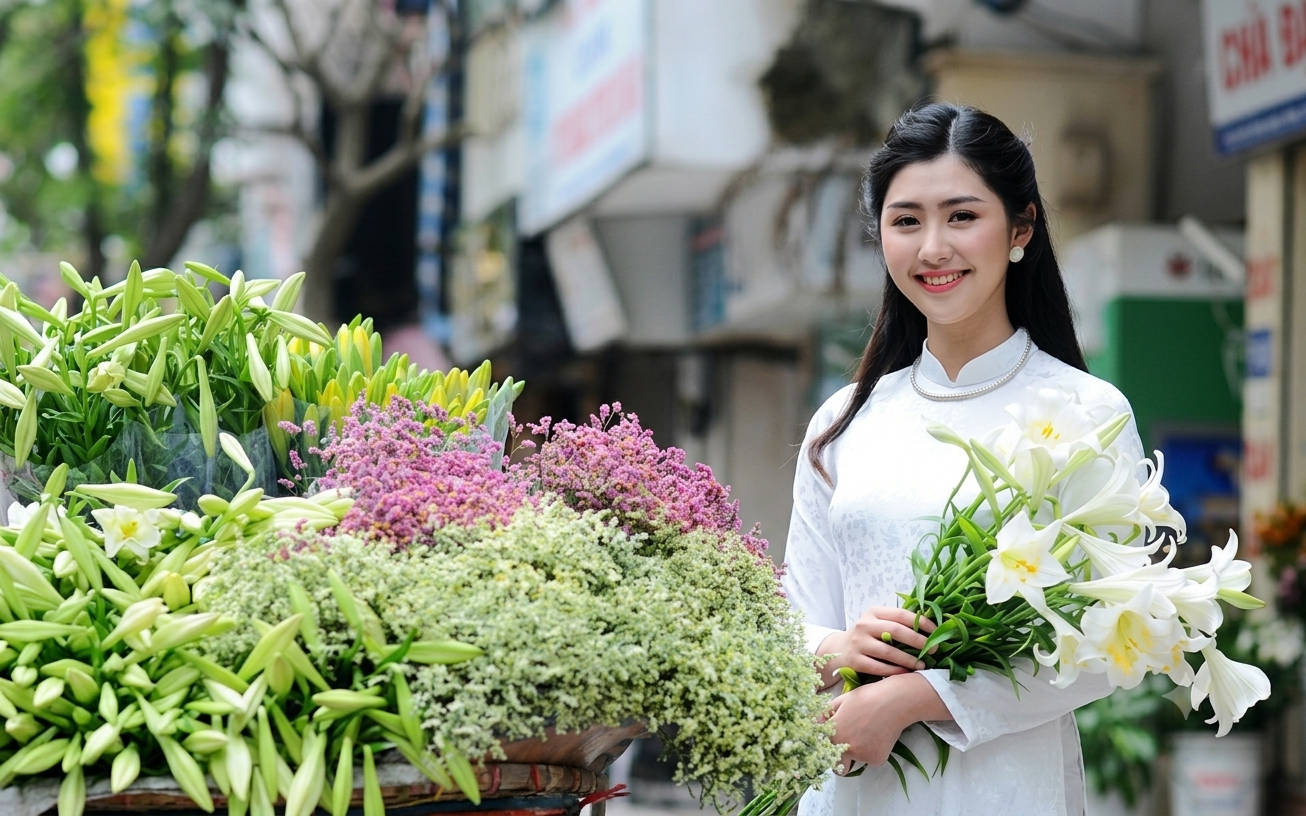 Hoa trong phố