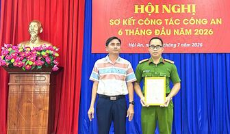 Công an xã Hội An hoàn thành 27/44 chỉ tiêu Công an tỉnh giao năm 2026