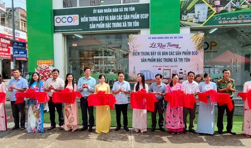 Tri Tôn giới thiệu hơn 50 sản phẩm OCOP và đặc sản vùng Bảy Núi