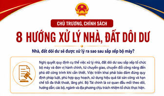 [Infographic] Nhà, đất dôi dư sẽ được xử lý ra sao sau sắp xếp bộ máy?