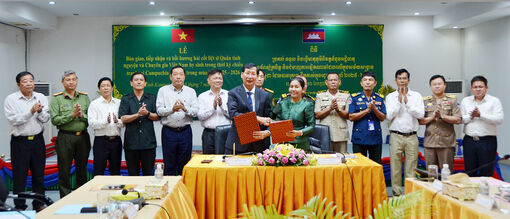 An Giang quy tập, hồi hương 18 hài cốt liệt sĩ trên địa bàn tỉnh Kampot
