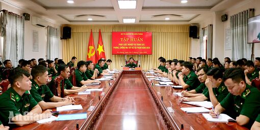 Bộ đội Biên phòng tập huấn nghiệp vụ trinh sát, phòng chống ma túy năm 2026